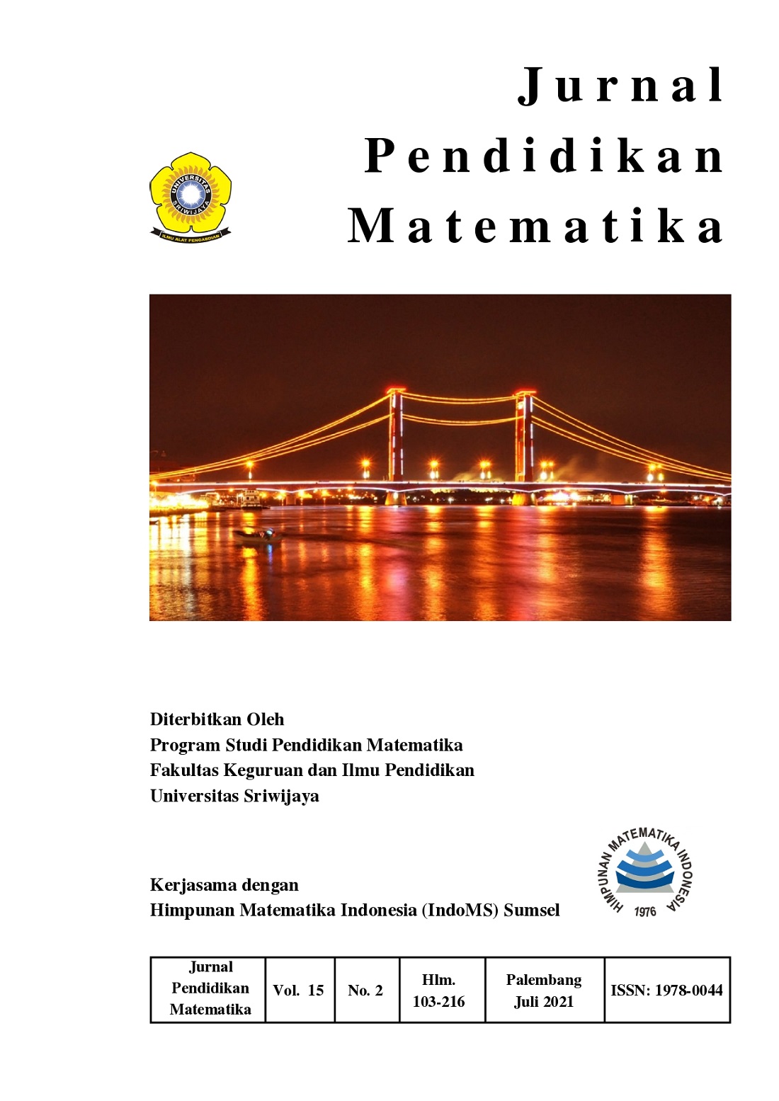 Jurnal Pendidikan Matematika Volume 15 Nomor 2 2021